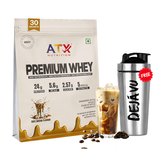 Whey Cafe Mocha| 1KG | ISOLATE + CONCENTRATE + HYDROLYSATE | 30 SACHETS