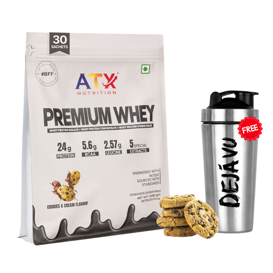 Whey Cookies & Cream | 1KG | ISOLATE + CONCENTRATE + HYDROLYSATE | 30 SACHETS