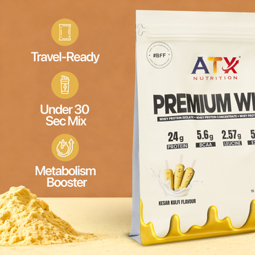 Whey Kesar Kulfi | 1KG | ISOLATE + CONCENTRATE + HYDROLYSATE | 30 SACHETS