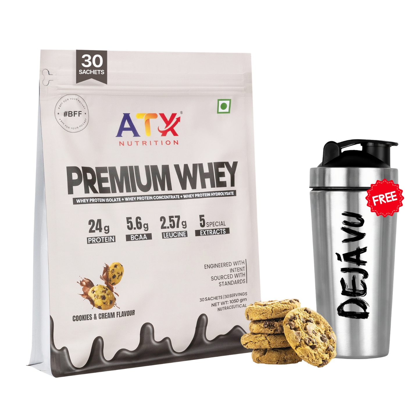 Whey Cafe Mocha| 1KG | ISOLATE + CONCENTRATE + HYDROLYSATE | 30 SACHETS