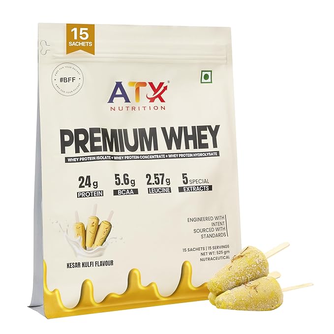 ATX Whey Chocolate Chips  | 525 GM | ISOLATE + CONCENTRATE + HYDROLYSATE | 15 SACHETS