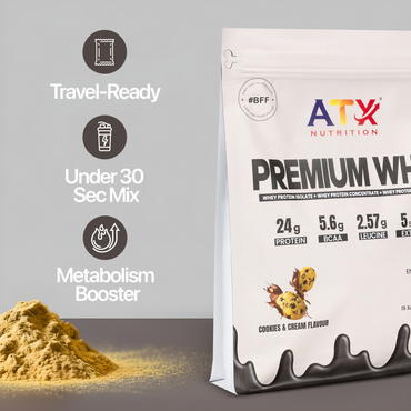 Whey Cookies & Cream | 1KG | ISOLATE + CONCENTRATE + HYDROLYSATE | 30 SACHETS