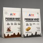 ATX Whey Chocolate Chips (500g) + ATX Whey Cookies & Cream (500g)