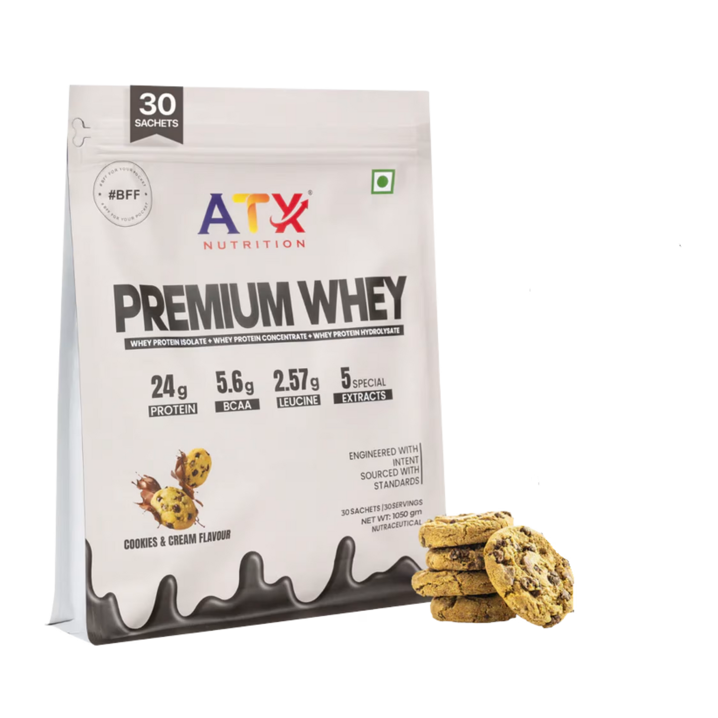 Whey Kesar Kulfi | 1KG | ISOLATE + CONCENTRATE + HYDROLYSATE | 30 SACHETS