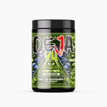 Deja Vu Pre Workout - Guava | Explosive Energy & Focus | 400g | 33 Servings | Beta-Alanine, Citrulline, Creatine, Caffeine | Feel the Goosebumps