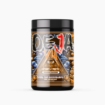 Deja Vu Pre Workout - Orange | Explosive Energy & Focus | 400g | 33 Servings | Beta-Alanine, Citrulline, Creatine, Caffeine | Feel the Goosebumps