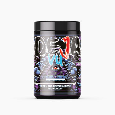 Deja Vu Pre Workout - Blueberry | Explosive Energy & Focus | 400g | 33 Servings | Beta-Alanine, Citrulline, Creatine, Caffeine | Feel the Goosebumps