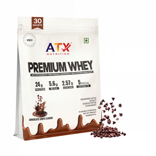 Whey Chocolate Chips | 1KG | ISOLATE + CONCENTRATE + HYDROLYSATE | 30 SACHETS