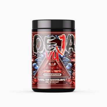 Deja Vu Pre Workout - Watermelon | Explosive Energy & Focus | 400g | 33 Servings | Beta-Alanine, Citrulline, Creatine, Caffeine | Feel the Goosebumps